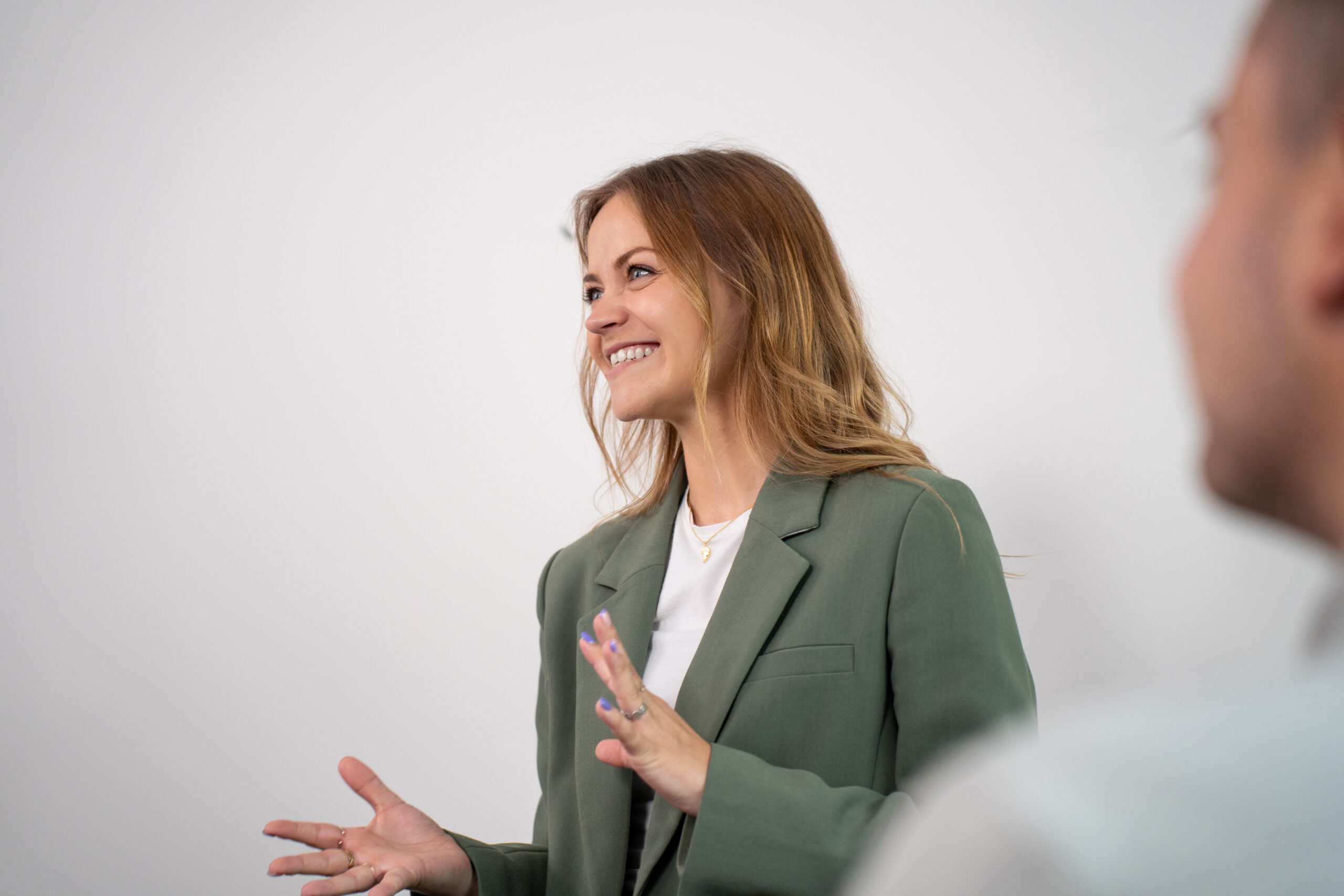 Chefkonsulent Emilie May Eriksen i møde